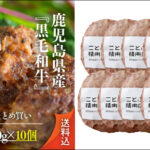 鹿児島県産黒毛和牛ハンバーグの評判!ことぶき精肉店の商品レビュー