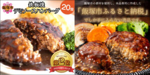 【ふるさと納税】鉄板焼 ハンバーグ デミソース 20個