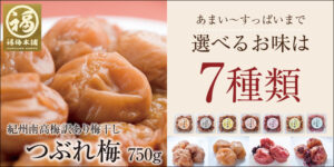 紀州南高梅の訳ありつぶれ梅干し|つぶれてしまった最高級な訳あり梅干し