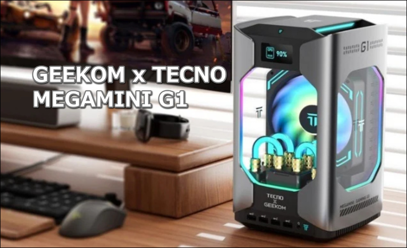 ミニPC！GEEKOM x TECNO MEGAMINI G1の口コミレビュー